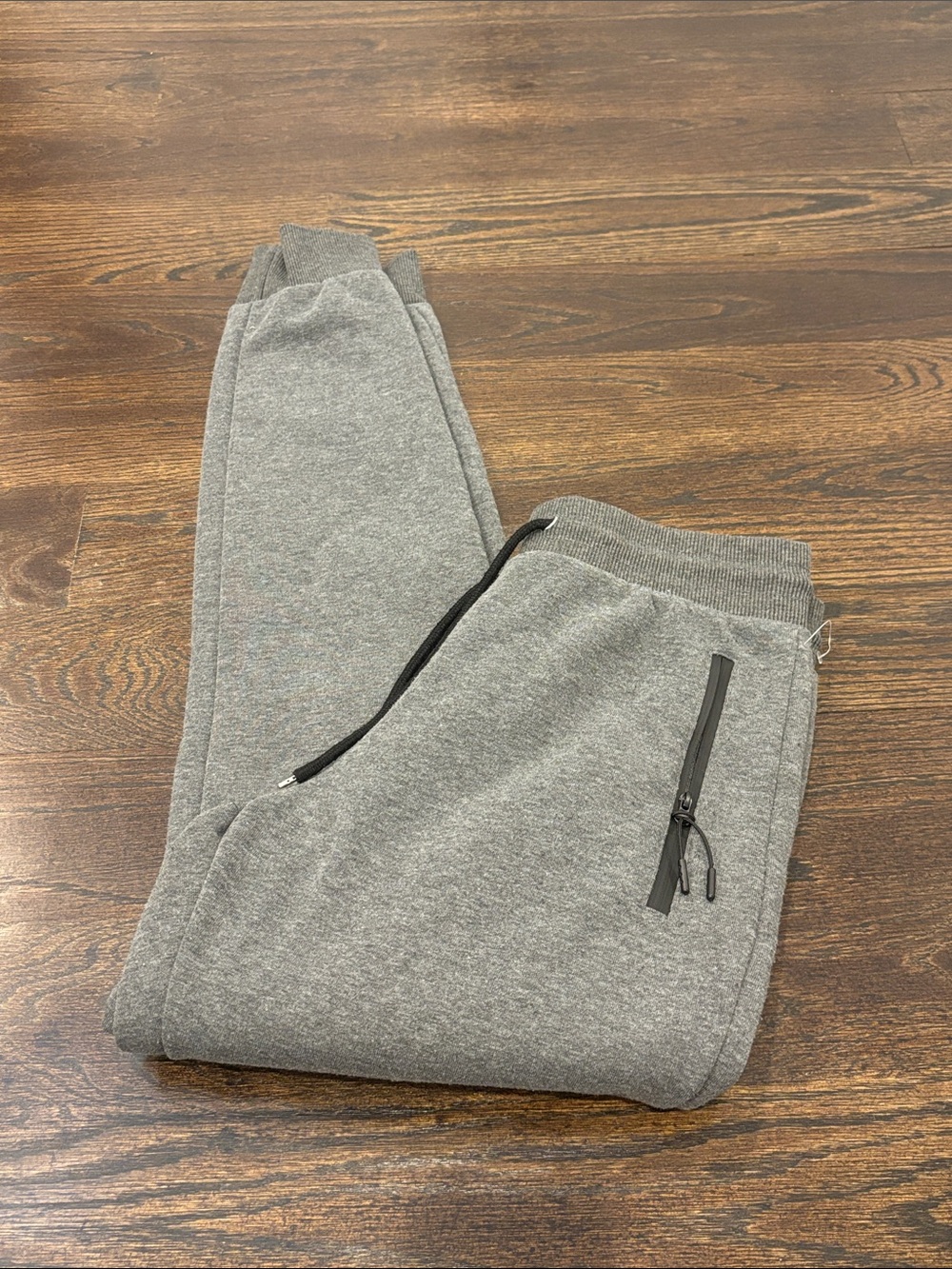Pure Champ Men's Gray Zippered Jogger Sweatpants Size Small